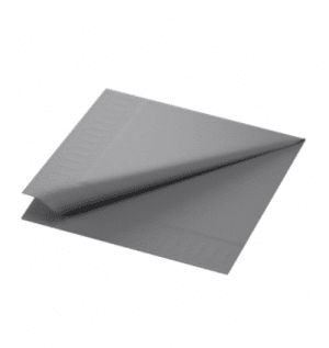 33cm 2Ply Napkin - Grey (2000)