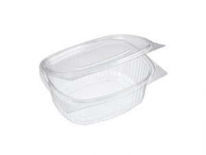 Clear Cold Food Container Hinged Lid 750cc (300)